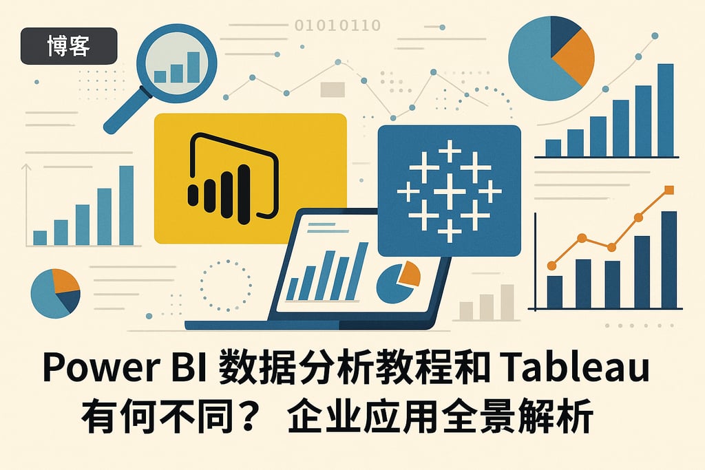 Power BI数据分析教程和Tableau有何不同？企业应用全景解析